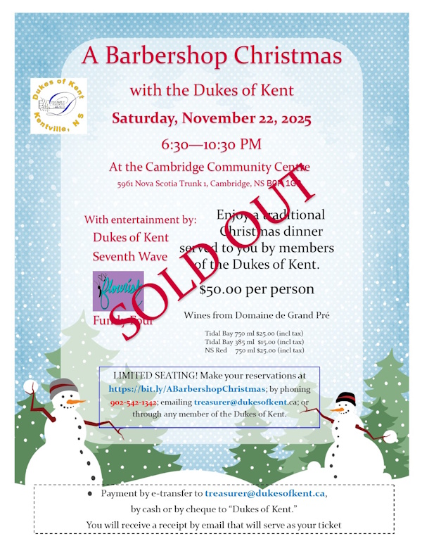 A Barbershop Christmas with the Dukes of Kent