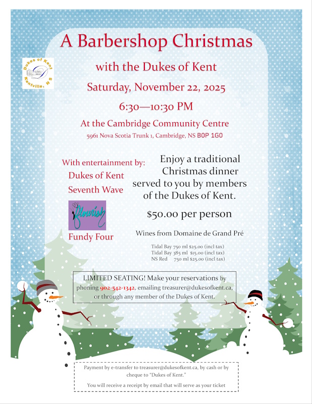 A Barbershop Christmas with the Dukes of Kent